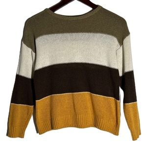 Women’s Striped Sweater Small or Medium